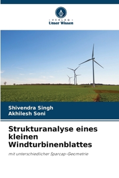 Paperback Strukturanalyse eines kleinen Windturbinenblattes [German] Book