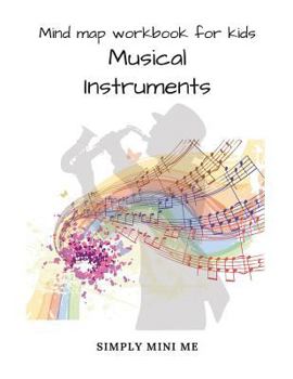 Paperback Mind map workbook for kids - Musical Instruments Book