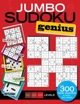 Paperback Jumbo Sudoku Genius Book