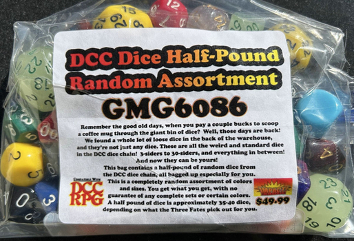 Hardcover DCC Dice Half Pound Random Assortment Book