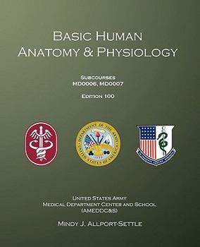 Paperback Basic Human Anatomy & Physiology: Subcourses MD0006, MD0007; Edition 100 Book