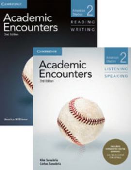 Paperback Academic Encounters Level 2 2-Book Set (R&w Student's Book with Wsi, L&s Student's Book with Integrated Digital Learning): American Studies Book