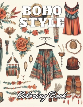 Paperback Boho Style Coloring Book: High Quality +100 Adorable Designs Book
