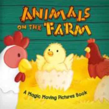 Hardcover Lenticular Board Book Animals on the Farm Book