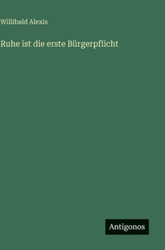 Hardcover Ruhe ist die erste Bürgerpflicht [German] Book