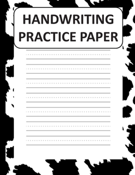 Paperback Handwriting Practice Paper: Handwriting Paper For Kids: ABC First writing Blank Dotted Lined Sheets Notebook for K-3 Students,120 pages, 8.5x11 Book