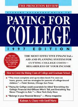 Paperback Student Advantage Guide to Paying for College, 1997 Edition Book