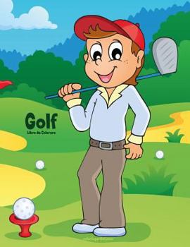 Paperback Golf Libro da Colorare 1 [Italian] Book