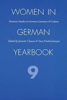 Hardcover Women in German Yearbook, Volume 09 Book