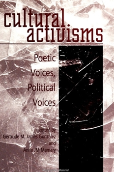 Paperback Cultural Activisms: Poetic Voices, Political Voices Book