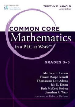 Paperback Common Core Mathematics in a Plc at Work(r), Grades 3-5 Book