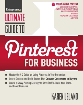 Paperback Ultimate Guide to Pinterest for Business Book