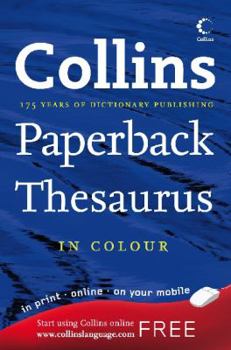 Paperback Collins Paperback Thesaurus A-Z Book