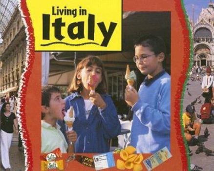 Library Binding Living in Italy Book