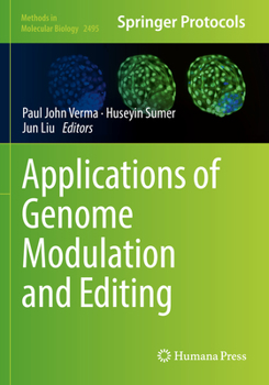 Paperback Applications of Genome Modulation and Editing Book