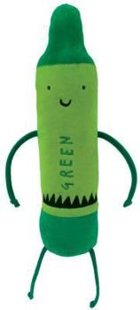 Toy The Day the Crayons Quit Green 12 Plush Book