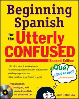 Paperback Beginning Spanish for the Utterly Confused [With CD (Audio)] Book