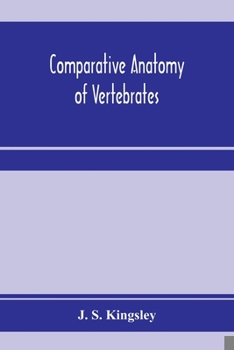 Paperback Comparative anatomy of vertebrates Book