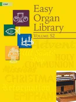 Paperback Easy Organ Library, Vol. 52 Book