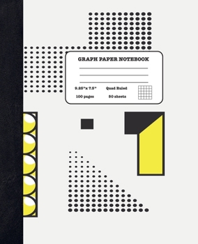 Graph Paper Notebook Quad Ruled 5x5: Geometry and Physics - Composition Notebook for Girls Boys Students - cute Notebook for College School - Geometric Shapes Design