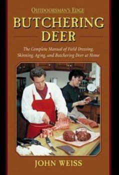 Hardcover Butchering Deer Book