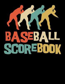 Paperback Baseball Scorebook: 100 Scorecards For Baseball and Softball Games (8.5x11) Book