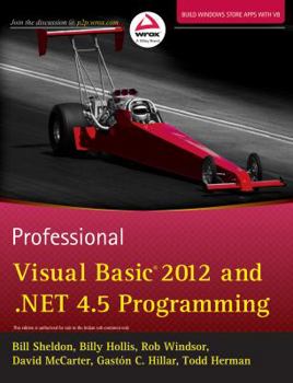 Paperback Professional Visual Basic 2012 and .NET 4.5 Programming Book