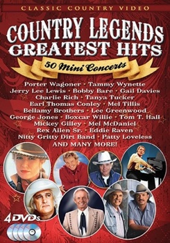 DVD Country Legends Greatest Hits Collection Book