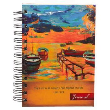 Hardcover Journal Wirebound Small Boats Book