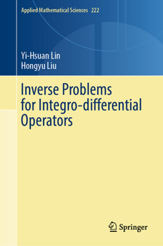 Hardcover Inverse Problems for Integro-Differential Operators Book