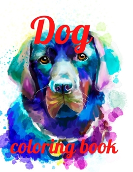 Paperback Dog coloring book: A Coloring Book of 35 Unique Stress Relief dog Coloring Book Designs Paperback Book