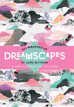 Paperback Dreamscapes: A Wrapping Paper Book