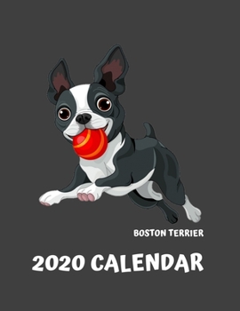 Paperback 2020 Boston Terrier Calendar: Dog Gifts - A 52-Week Weekly Planner Book