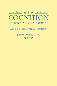 Hardcover Cognition: An Epistemological Inquiry Book