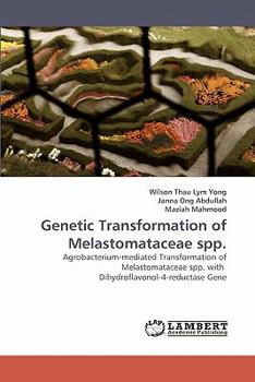 Paperback Genetic Transformation of Melastomataceae spp. Book