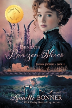 Paperback Beneath Brazen Skies, Large Print Edition Book
