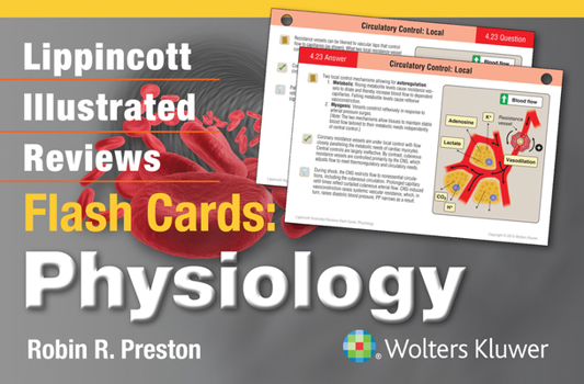 Cards Lippincott Illustrated Reviews Flash Cards: Physiology Book