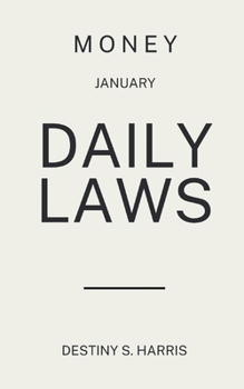 Paperback Daily Laws of Money: January Book