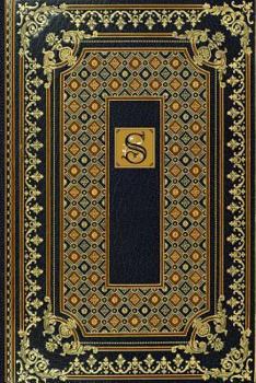 Paperback Gold Label Monogram S Notebook: Vintage Design Leather Look Matte Cover Paperback 6x9" Notebook 160 pages Book