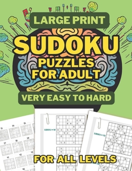 Paperback Large Print Sudoku Puzzles for Adult [Large Print] Book