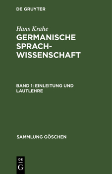 Hardcover Einleitung und Lautlehre [German] Book