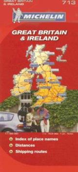 Map Michelin Map Great Britain & Ireland 713 (Maps/Country (Michelin)) Book