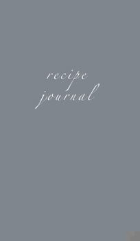 Hardcover Recipe Journal Book