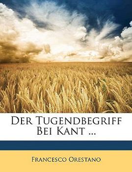 Paperback Der Tugendbegriff Bei Kant ... [German] Book