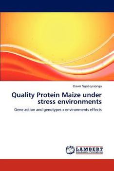 Paperback Quality Protein Maize under stress environments Book