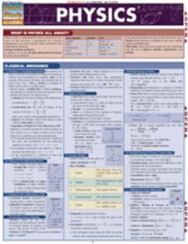 Wall Chart Physics Laminate Reference Chart: Vectors and Coordinate Systems Book