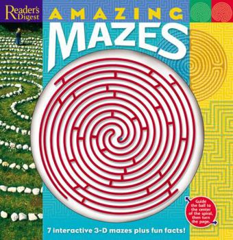 Hardcover Amazing Mazes: 7 Interactive 3-D Mazes Plus Fun Facts! Book