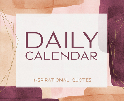 Misc. Inspirational Quotes Perpetual Box Calendar Book