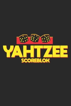 Paperback Yahtzee Scoreblok: Double-Sided Score Sheet of Yahtzee 110 pages (6 x 9) Perfect Binding with Clear Text Game Book for Adults Women Men. Book