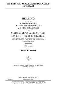 Paperback Big data and agriculture: innovation in the air Book